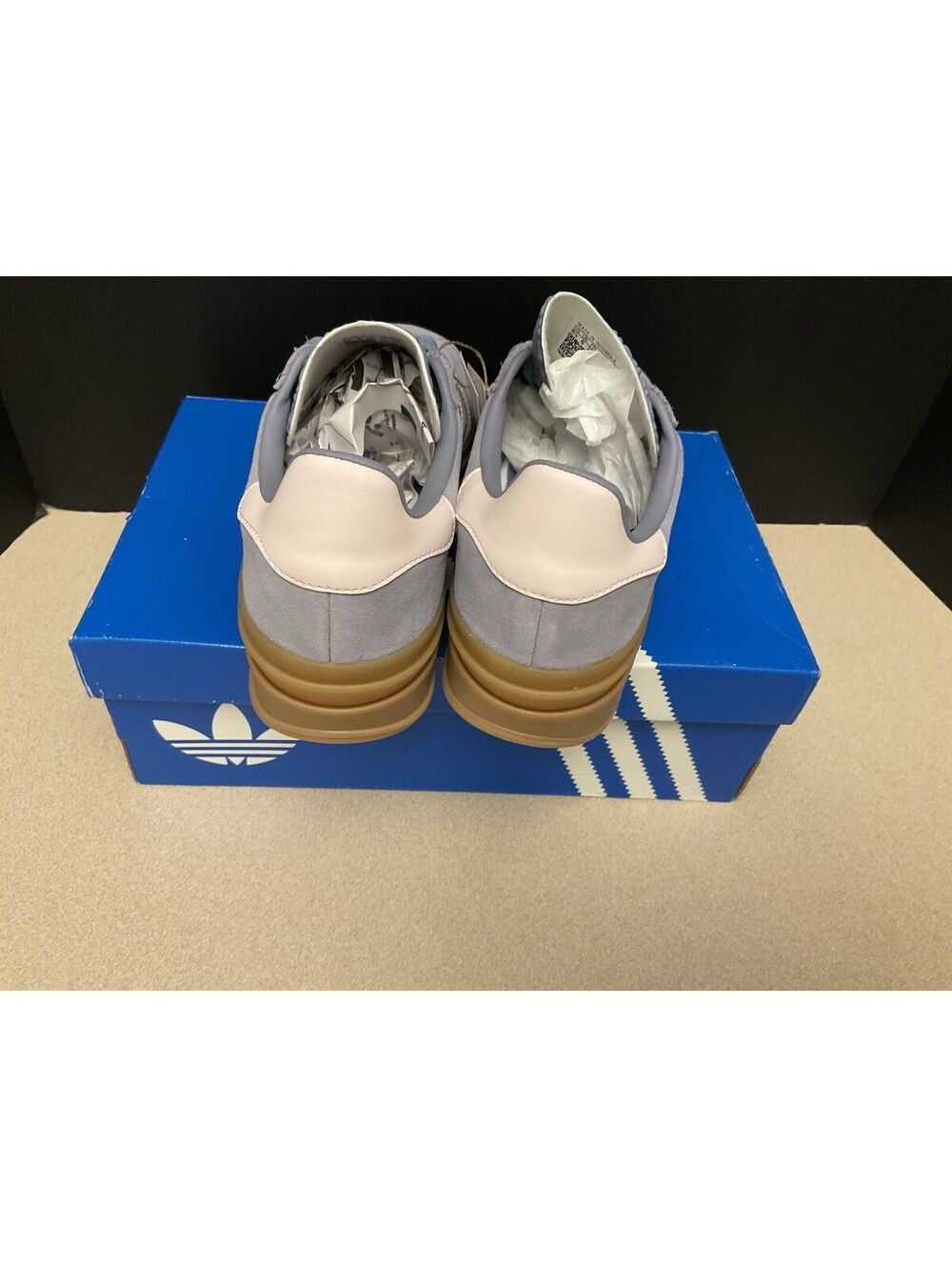 New! Adidas Gazelle Bold Violet Purple/Pale Pink Shoes. Youths 6.5Y. Womens 7.5 - Picture 7 of 9